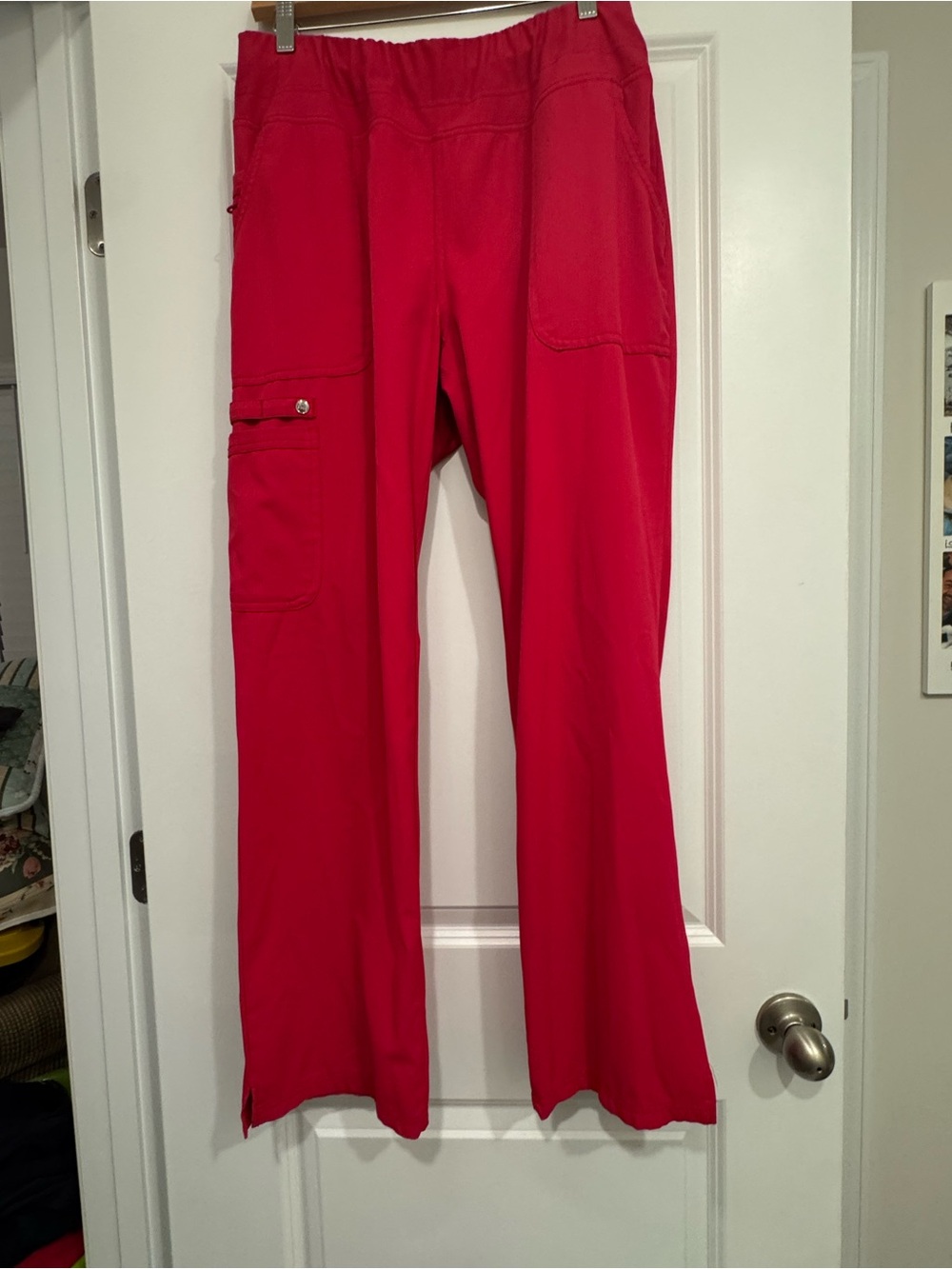 Elle Women’s Red Scrub Pants